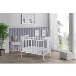 Cuna lateral abatible BARI blanca  de Ikid. MOBILIARIO Y DECORACION PARA BEBE - CUNAS . Color Blanco. 