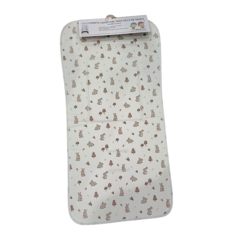 10991 COLCHONETA UNIVERSAL MULTICOLOR GAMBERRITOS. COCHECITOS-CARRICOCHES PARA BEBE SACOS Y TEXTILES COLCHONETAS SILLAS DE PASEO