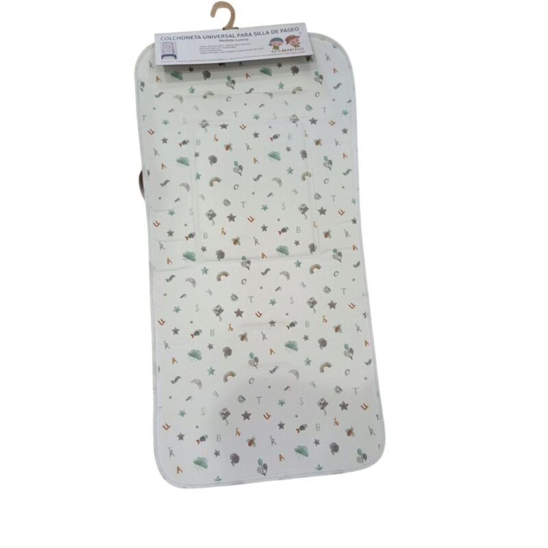 10993 COLCHONETA UNIVERSAL MULTICOLOR GAMBERRITOS. COCHECITOS-CARRICOCHES PARA BEBE SACOS Y TEXTILES COLCHONETAS SILLAS DE PASEO