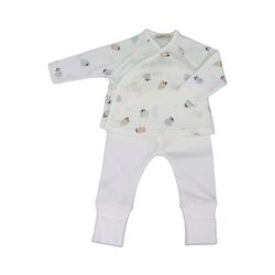 1C.PRA.17 CONJUNTO ALG ORGANICO JUBÓN PRADO POLAINA CRUDA SONPETIT. ROPA PARA BEBES ,PREMAMA Y COLEGIAL - DE 0 5 AÑOS INFANTIL