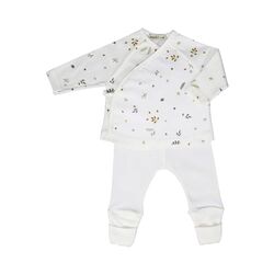 1CLI17 CONJ ALG ORGANICO JUBON HOJAS POLAINA SONPETIT. ROPA PARA BEBES ,PREMAMA Y COLEGIAL - DE 0 5 AÑOS INFANTIL VERANO