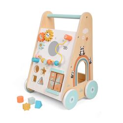 Andador madera con actividades 3355  SARO. JUGUETES PARA BEBE - APILABLES Y ENCAJABLES DE MADERA TRICICLOS MOTOS . Color 0. 