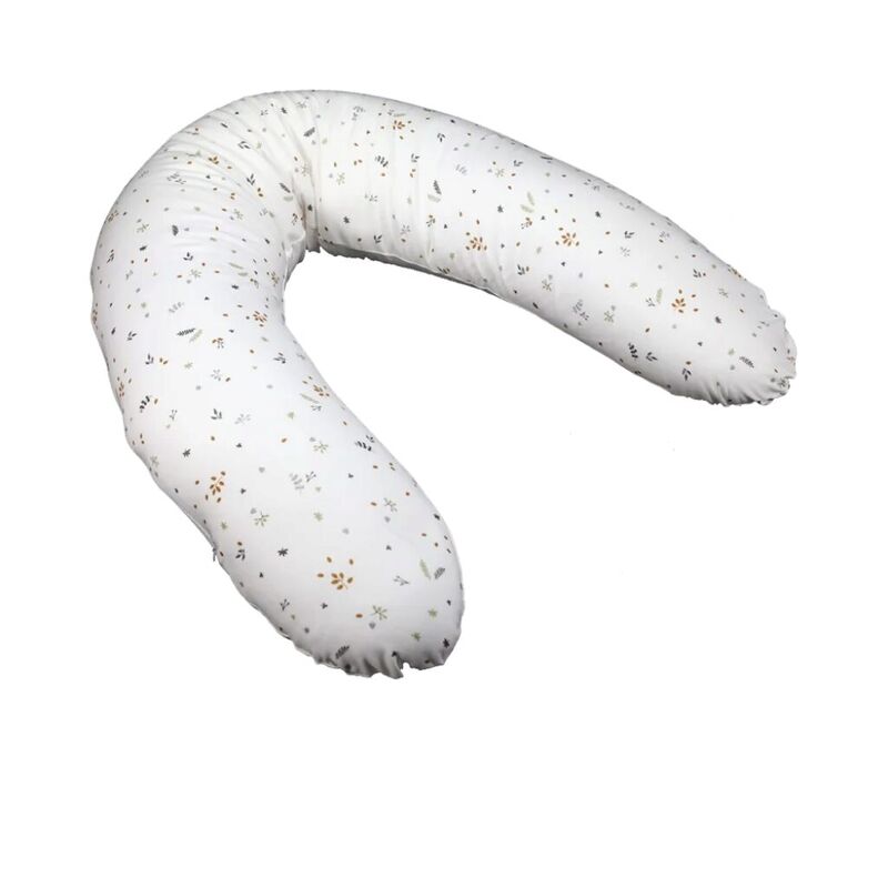 CL.H.17 Cojín lactancia hojas algodón orgánico Sonpetit. PUERICULTURA Y COMPLEMENTOS PARA BEBES - PORTEO LACTANCIA ALMOHADA DE .