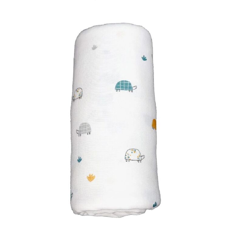 MB.TO.01 Muselina bambú tortugas sonpetit. COCHECITOS-CARRICOCHES PARA BEBE SACOS Y TEXTILES MUSELINAS GASAS . Color 0. 