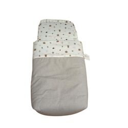SACO CAPAZO INTERIOR MELAGE OSOS  RAPACINOS. COCHECITOS-CARRICOCHES PARA BEBE SACOS Y TEXTILES DE SOBRE PUNTO CAPAZO . Color