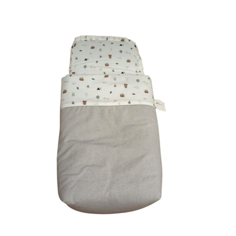 SACO CAPAZO INTERIOR MELAGE OSOS  RAPACINOS. COCHECITOS-CARRICOCHES PARA BEBE SACOS Y TEXTILES DE SOBRE PUNTO CAPAZO . Color