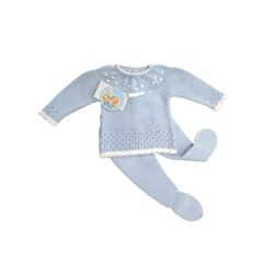 40600 Conjunto de punto sin costuras cielo blanco Visi. ROPA PARA BEBES ,PREMAMA Y COLEGIAL - DE 0 5 AÑOS INFANTIL VERANO