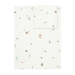 202501080 B4298900 JUEGO SABANAS 70X140 - FOREST. MOBILIARIO Y DECORACION PARA BEBE - ROPA CUNA MINICUNA SABANAS . Color 0. 