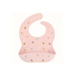Babero Silicona Bugs Tutete. PUERICULTURA Y COMPLEMENTOS PARA BEBES - COMIDA BABEROS . Color Rosa. 
