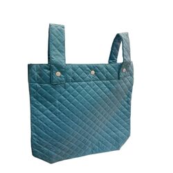 TALEGA PLASTIFICADA MATE  TURQUESA ARTESANIA CHARI. OUTLET - PUERICULTURA COCHECITOS-CARRICOCHES PARA BEBE SACOS Y TEXTILES