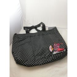 BOLSO GRANDE NEGRO FLAMENCA LAKEN. OUTLET - PUERICULTURA COCHECITOS-CARRICOCHES PARA BEBE SACOS Y TEXTILES BOLSOS ,TALEGAS
