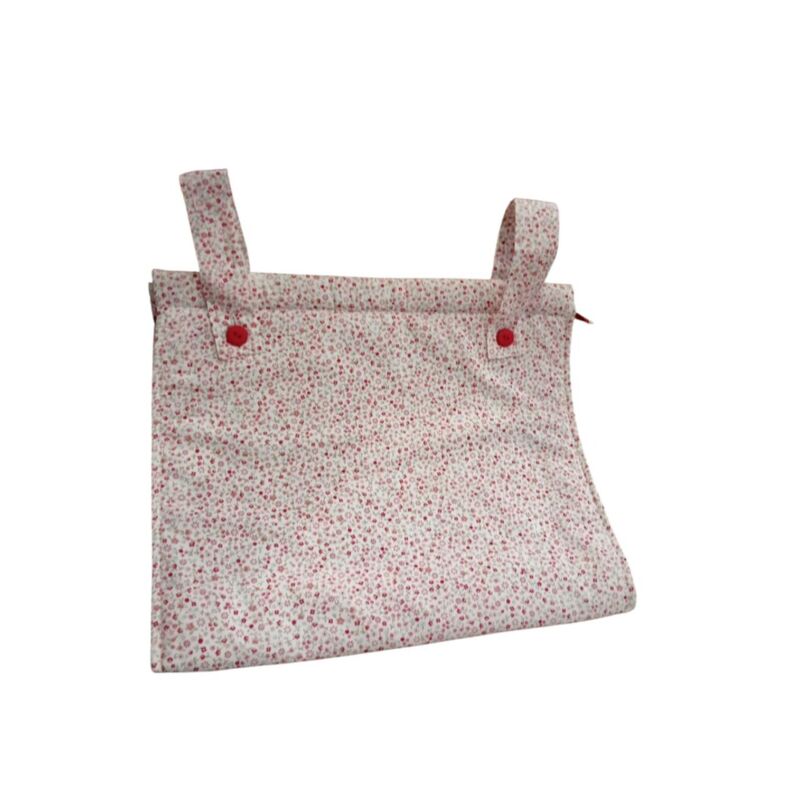 TALEGA DE FLORES  36123 TELA  ROJA ARTESANIA ROSY. OUTLET - PUERICULTURA COCHECITOS-CARRICOCHES PARA BEBE SACOS Y TEXTILES