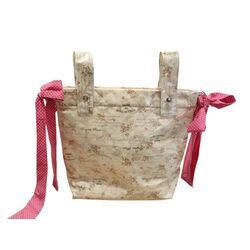 TALEGA FLOR PLASTIFICADA BRISA BEBE. COCHECITOS-CARRICOCHES PARA BEBE SACOS Y TEXTILES BOLSOS ,TALEGAS MALETAS OUTLET