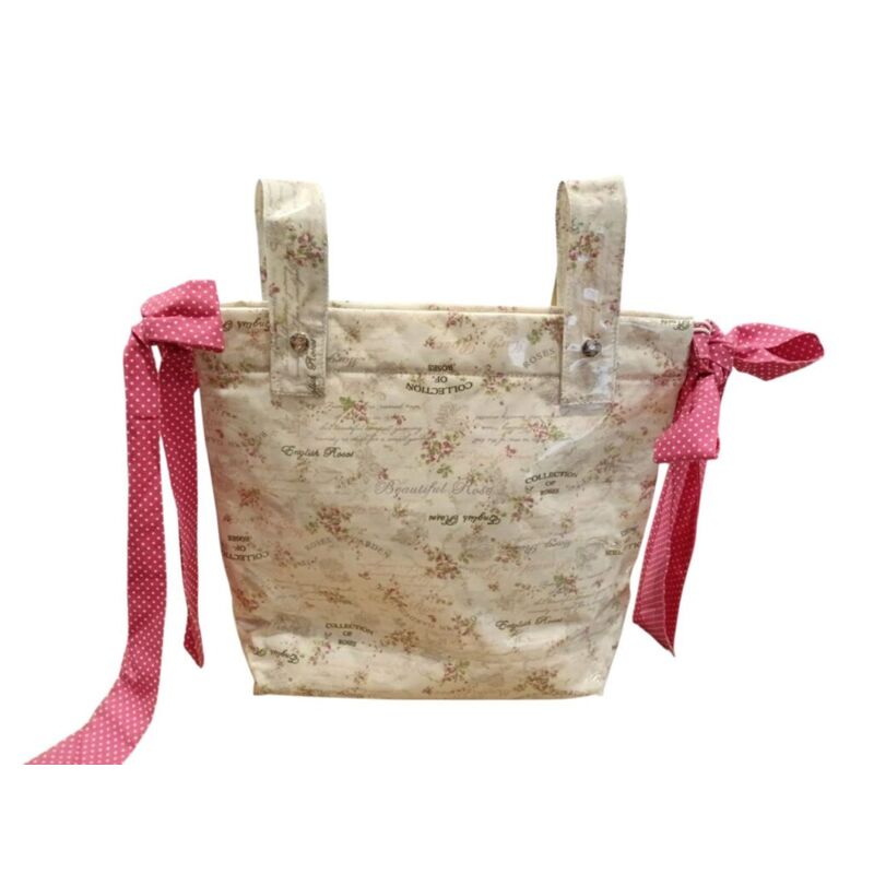 TALEGA FLOR PLASTIFICADA BRISA BEBE. COCHECITOS-CARRICOCHES PARA BEBE SACOS Y TEXTILES BOLSOS ,TALEGAS MALETAS OUTLET