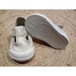 4521 SANDALIA BAREFOOT TINTADO SAND NATURAL WOLD. ZAPATOS PARA BEBE - CALZADO NIÑO NIÑA ZAPATILLAS DE LONETAS . CALZADO 21. 