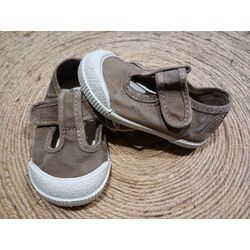 4521E SANDALIA BAREFOOT ENZIMATICO BEIGE ENZ   NATURAL WOLD. ZAPATOS PARA BEBE - CALZADO NIÑA NIÑO ZAPATILLAS DE LONETAS .