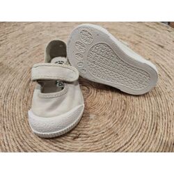 4522 MERCEDES BAREFOOT TINTADO SAND NATURAL WOLD. ZAPATOS PARA BEBE - ZAPATILLAS DE LONETAS CALZADO NIÑA NIÑO . CALZADO 19. 