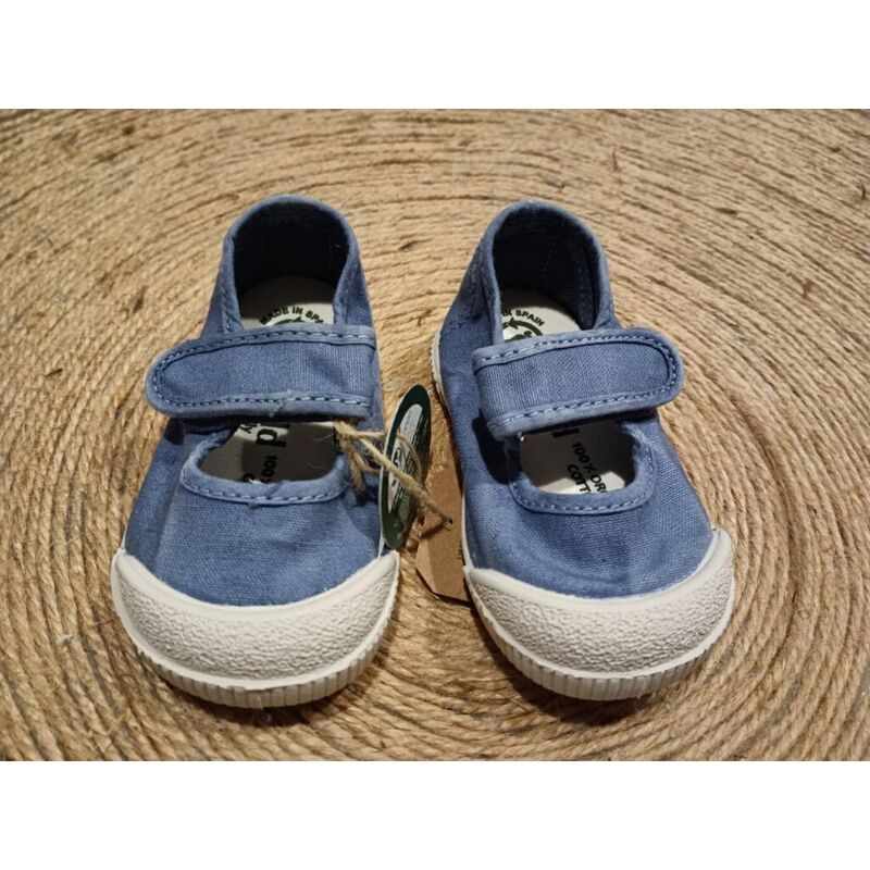 45222E MERCEDES BAREFOOT ENZIMATICO NATURAL WOLD. ZAPATOS PARA BEBE - ZAPATILLAS DE LONETAS CALZADO NIÑA . CALZADO 19. 