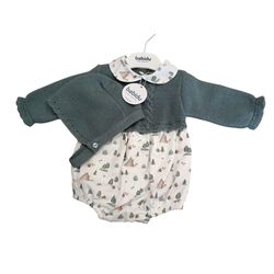 30801 PELELE CON CAPOTA FIORDO BABIDU. ROPA PARA BEBES ,PREMAMA Y COLEGIAL - DE 0 5 AÑOS INVIERNO Peleles . TALLAS 3 meses. 