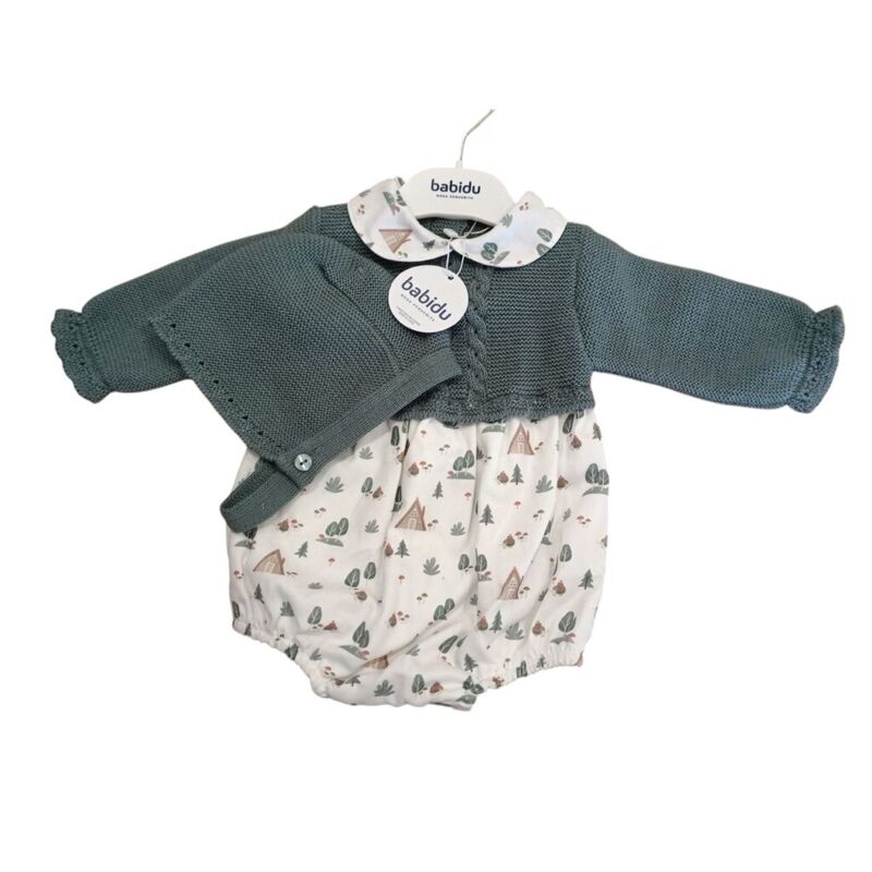 30801 PELELE CON CAPOTA FIORDO BABIDU. ROPA PARA BEBES ,PREMAMA Y COLEGIAL - DE 0 5 AÑOS INVIERNO Peleles . TALLAS 3 meses. 