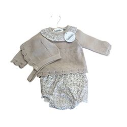 41803 CONJUNTO PUNTO ESCARCHA BABIDU. ROPA PARA BEBES ,PREMAMA Y COLEGIAL - DE 0 5 AÑOS INVIERNO Conjuntos Ranita . TALLAS 3