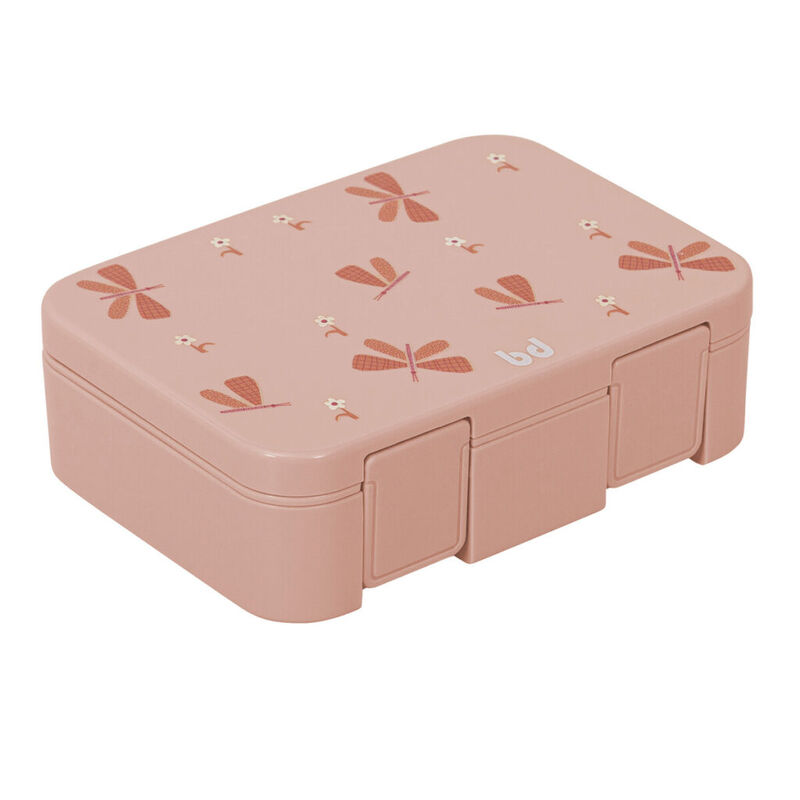407V0104  CAJA ALMUERZO GRANDE 19X14X7 407 DRAGONFLY V01 04 COIMASA. ROPA PARA BEBES ,PREMAMA Y COLEGIAL - COLEGIO ,MANDILONES,