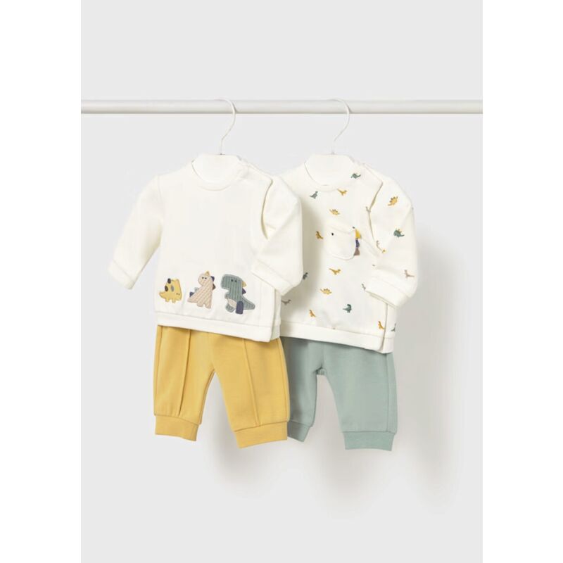 2620 Conjunto 4 piezas dinosaurio recién nacido mayoral. ROPA PARA BEBES ,PREMAMA Y COLEGIAL - DE 0 5 AÑOS INVIERNO NIÑA