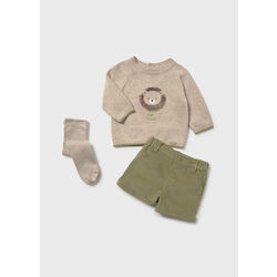 2259 Conjunto de Jersey con pantalón corto y leotardos mayoral. ROPA PARA BEBES ,PREMAMA Y COLEGIAL - DE 0 5 AÑOS INVIERNO NIÑO