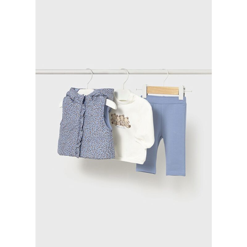 2632 Conjunto tres piezas niña mayoral. ROPA PARA BEBES ,PREMAMA Y COLEGIAL - DE 0 5 AÑOS INVIERNO NIÑA Conjuntos Chaquetas