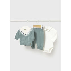 2570 Conjunto 3 piezas recién nacido lluvia  mayoral. ROPA PARA BEBES ,PREMAMA Y COLEGIAL - DE 0 5 AÑOS INVIERNO Conjuntos Punto