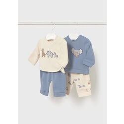 2621 Conjunto 4 piezas animalitos recién nacido blue bell mayoral. ROPA PARA BEBES ,PREMAMA Y COLEGIAL - DE 0 5 AÑOS INVIERNO