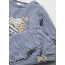 2624 Chándal 3 piezas punto pana recién nacido mayoral. ROPA PARA BEBES ,PREMAMA Y COLEGIAL - DE 0 5 AÑOS INVIERNO NIÑA