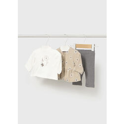 2733 Conjunto leggings 3 piezas recién nacida mayoral. ROPA PARA BEBES ,PREMAMA Y COLEGIAL - DE 0 5 AÑOS INVIERNO NIÑA Conjuntos