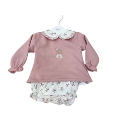 31696 Conjunto de sudadera con ranita niña Tony. ROPA PARA BEBES ,PREMAMA Y COLEGIAL - DE 0 5 AÑOS INVIERNO NIÑA Conjuntos