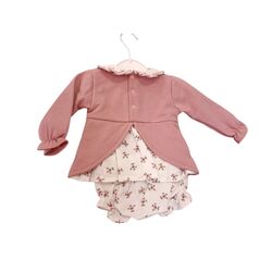 31696 Conjunto de sudadera con ranita niña Tony. ROPA PARA BEBES ,PREMAMA Y COLEGIAL - DE 0 5 AÑOS INVIERNO NIÑA Conjuntos
