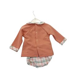 31755 SUDADERA TUNDOSADA CON ESTAMOPADO OSO Y RANITA DE CUADROS TONY. ROPA PARA BEBES ,PREMAMA Y COLEGIAL - DE 0 5 AÑOS INVIERNO