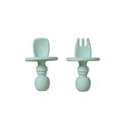 Cubiertos antiahogo de iniciación "Nordic" 17471  SARO. PUERICULTURA Y COMPLEMENTOS PARA BEBES - COMIDA VAJILLAS CUBIERTOS .