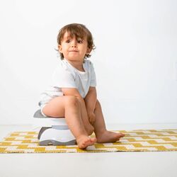 Orinal y reductor 2 en 1 Potette Plus 10504 SARO. PUERICULTURA Y COMPLEMENTOS PARA BEBES - BAÑO ACCESORIOS DE . Color GRIS . 