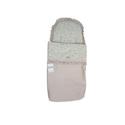 Saco capazo desenfundable 509 Rosa  con cubre capazo   artesanía Chari. COCHECITOS-CARRICOCHES PARA BEBE SACOS Y TEXTILES DE