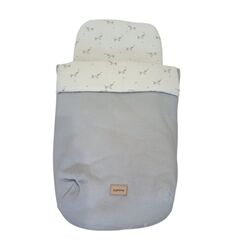 56177 SACO CAPAZO + COLCHONETA PUPPY GRIS 35x80x6 CM   cambrass. COCHECITOS-CARRICOCHES PARA BEBE SACOS Y TEXTILES DE CAPAZO