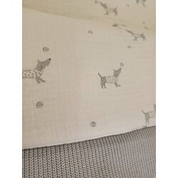 56177 SACO CAPAZO + COLCHONETA PUPPY GRIS 35x80x6 CM   cambrass. COCHECITOS-CARRICOCHES PARA BEBE SACOS Y TEXTILES DE CAPAZO