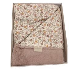 MT00MOROBERRE  MANTA ROBERTA CON MOUTON ROSA UZTURRE. COCHECITOS-CARRICOCHES PARA BEBE SACOS Y TEXTILES CHALES MANTAS DE SOBRE