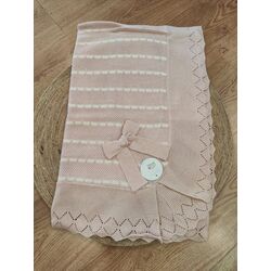 25523 CHAL RECOGIDAS PASACINTAS JULIANA. COCHECITOS-CARRICOCHES PARA BEBE SACOS Y TEXTILES CHALES MANTAS . Color Rosa. 