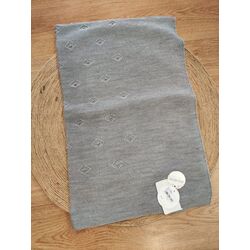 25535 MANTITA LIN ROMBOS JULIANA. COCHECITOS-CARRICOCHES PARA BEBE SACOS Y TEXTILES CHALES MANTAS . Color GRIS . 