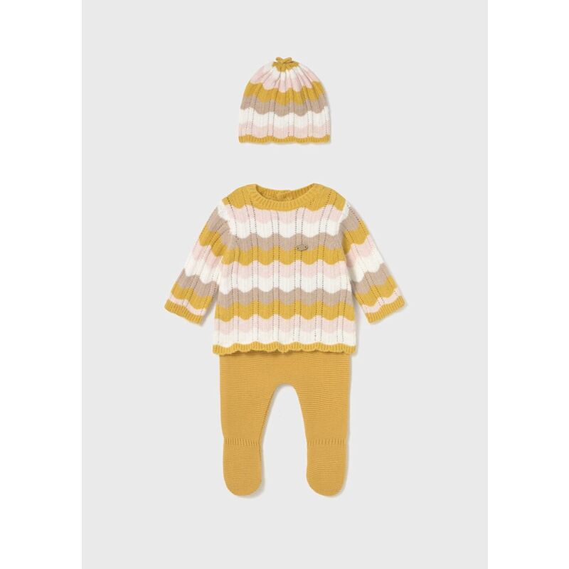 2556 CONJUNTO POLAINA Y GORRO MAYORAL. ROPA PARA BEBES ,PREMAMA Y COLEGIAL - DE 0 5 AÑOS INVIERNO RECIEN NACIDO 0-1M 50CM .