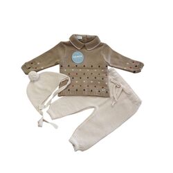 25562 CONUNTO 3 PIEZAS ESTRELLA PANTALÓN JULIANA. ROPA PARA BEBES ,PREMAMA Y COLEGIAL - DE 0 5 AÑOS INVIERNO Conjuntos Punto .