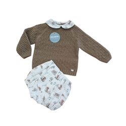 25591 CONJUNTO PANTALÓN ANIMALITOS JULIANA. ROPA PARA BEBES ,PREMAMA Y COLEGIAL - DE 0 5 AÑOS INVIERNO Conjuntos Ranita . TALLAS