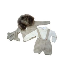 25610 PETO PUNTO TRENZAS CON CHAQUETA Y BOTAS JULIANA. ROPA PARA BEBES ,PREMAMA Y COLEGIAL - DE 0 5 AÑOS INVIERNO NIÑO Conjuntos