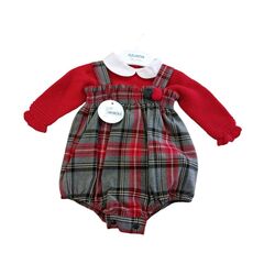 25619 PELELE CUADROS ENGOMADO JULIANA. ROPA PARA BEBES ,PREMAMA Y COLEGIAL - DE 0 5 AÑOS INVIERNO Peleles . TALLAS 3 meses. 