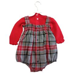 25619 PELELE CUADROS ENGOMADO JULIANA. ROPA PARA BEBES ,PREMAMA Y COLEGIAL - DE 0 5 AÑOS INVIERNO Peleles . TALLAS 3 meses. 